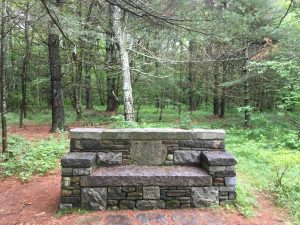 Mike's Bench at Rock Springs