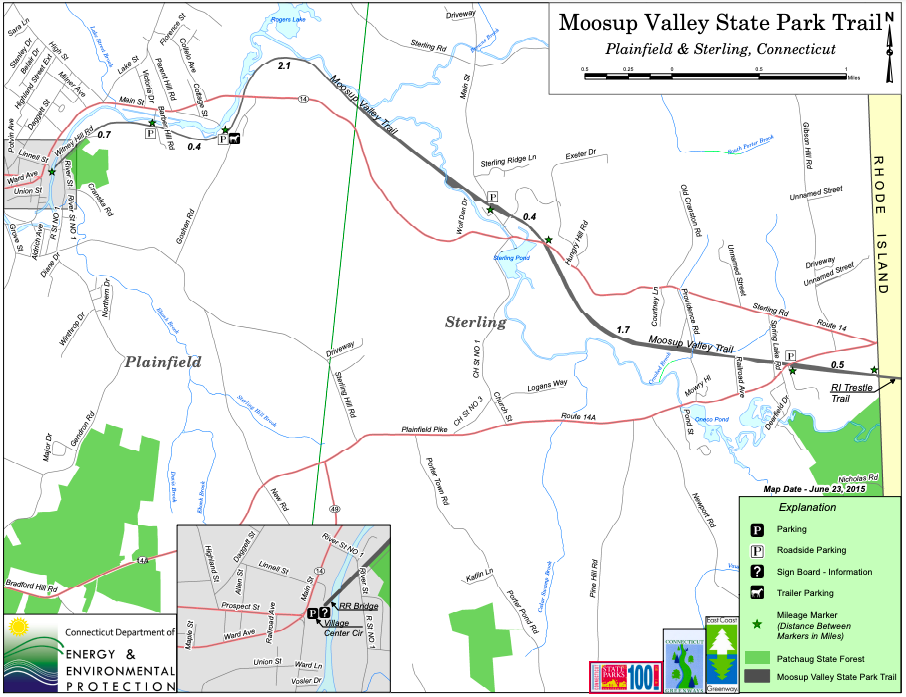 Moosup Valley State Park Trail Explore Connecticut